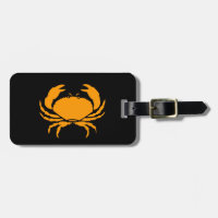 Ocean Glow_Orange sur Crabe noir_personnalisée