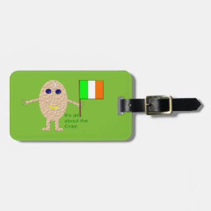 Étiquette À Bagage Oeuf irlandais patriotique personnalisé