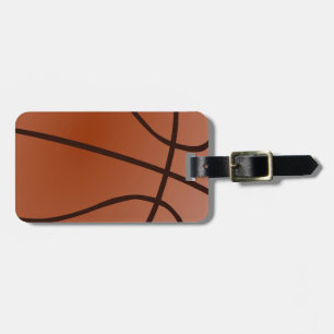 Étiquette À Bagage Oeuvre de basket-ball
