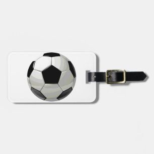 Étiquette À Bagage Oeuvre de soccer unique