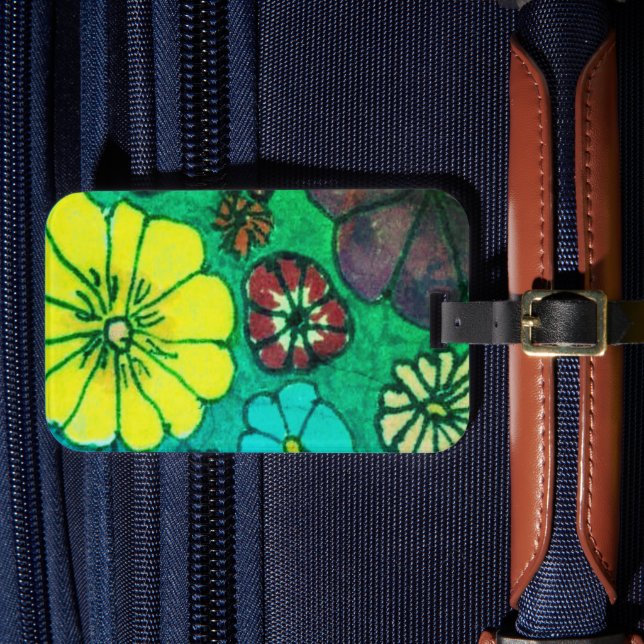Étiquette À Bagage Offres de mes peintures florales originales lugg (Insitu Rectoal 4)