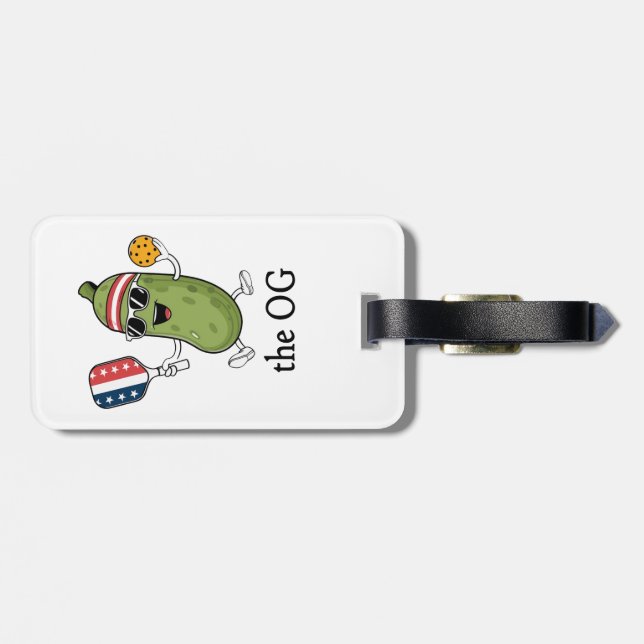 Étiquette À Bagage OG Pickleballer (Dos horizontal)