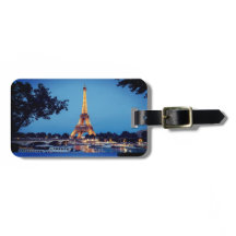 "Oh Paris !" Étiquette de bagage