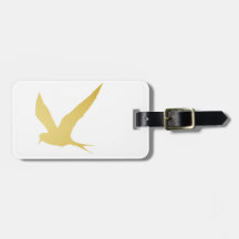 Oiseau tiré par la main moderne, simple et bel en
