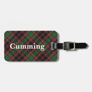 Étiquette À Bagage Old Scotsman Clan Cumming Tartan