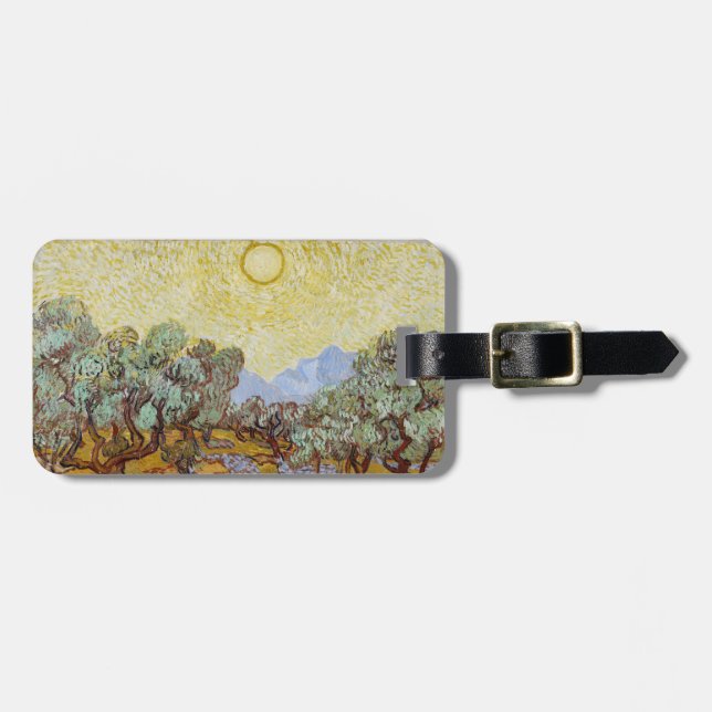 Étiquette À Bagage Oliviers de Vincent van Gogh |, 1889 (Devant horizontal)