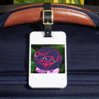 Étiquette À Bagage One Love & I LOVE U