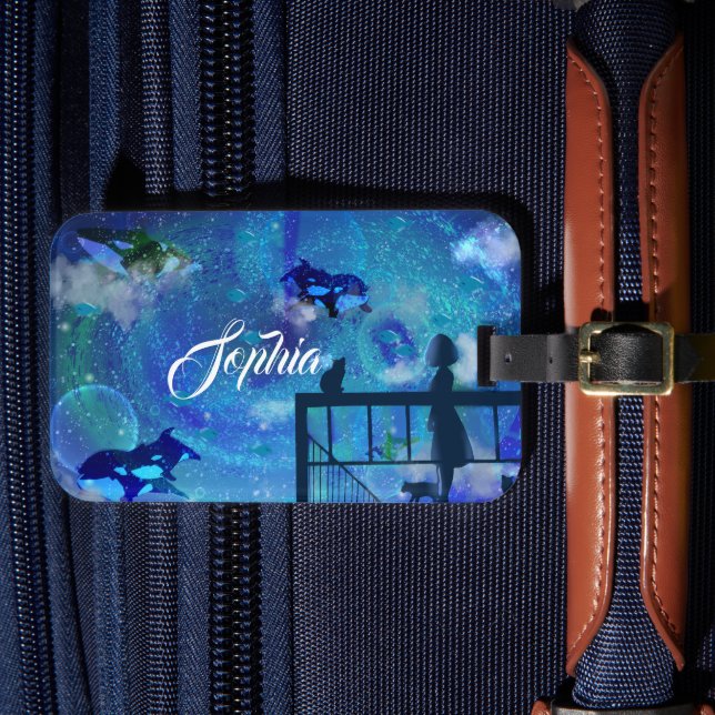 Étiquette À Bagage Orca Whales (Insitu Rectoal 4)