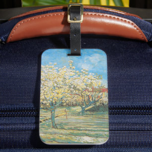 Étiquette À Bagage Orchard en fleurs   Vincent van Gogh