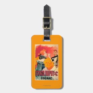 Étiquette À Bagage Otard-Dupuy et affiche promotionnelle de cognac de