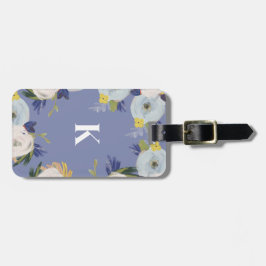 Étiquette À Bagage Où l'amour grandit Monogramme