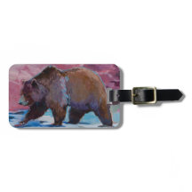 Ours Brown en Utah, marchant par les roches