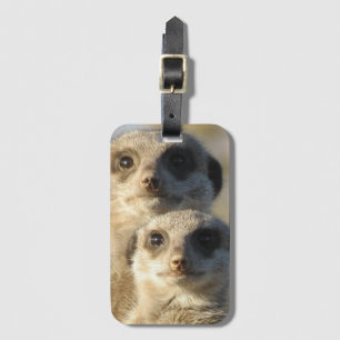 Étiquette À Bagage Paires de Meerkats