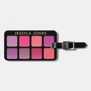 Étiquette À Bagage Palette de maquillage Faux Eyeshadow rose