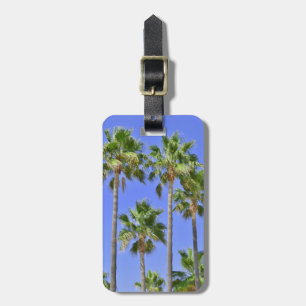 Étiquette À Bagage Palmiers tropicaux personnalisés