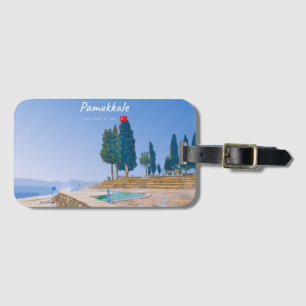 Étiquette À Bagage Pamukkale, Turquie - Piscines thermales