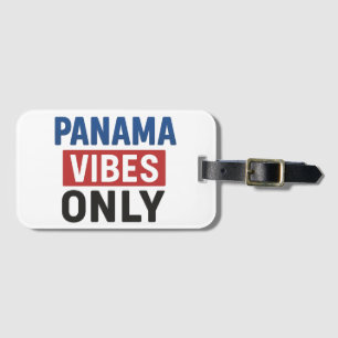 Étiquette À Bagage Panama Vibes seulement - Chill Island Energy