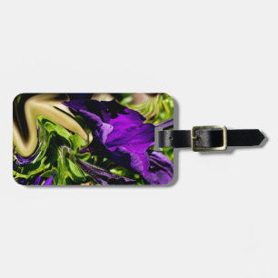 Étiquette À Bagage Panique violette