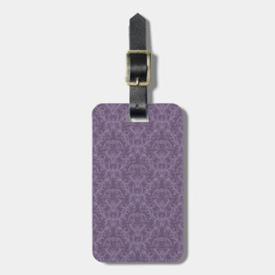 Étiquette À Bagage Papier peint violet luxueux