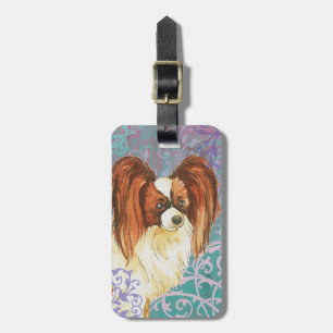 Étiquette À Bagage Papillon élégant