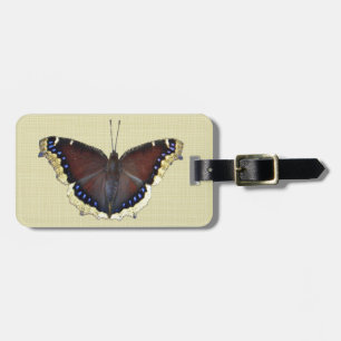 Étiquette À Bagage Papillon en deuil - Nymphalis antiopa