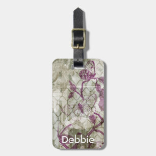 Étiquette À Bagage Papillons arabes IV