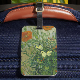 Étiquette À Bagage Papillons et papillons   Vincent van Gogh