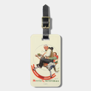 Étiquette À Bagage Papy sur le cheval de basculage