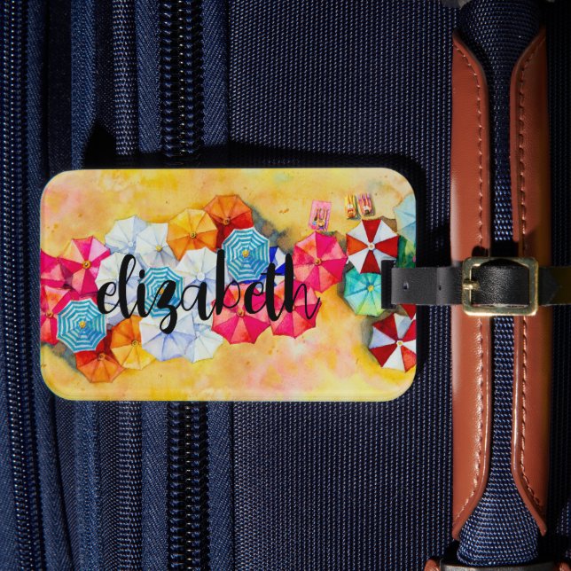 Étiquette À Bagage Parapluies d'été personnalisés (Insitu Rectoal 4)