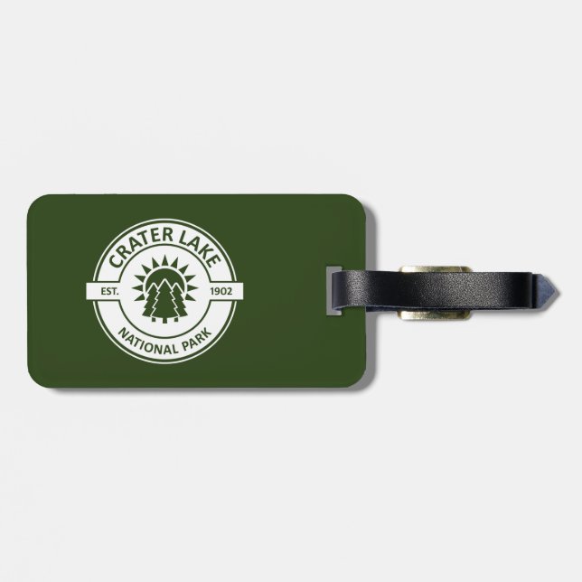 Étiquette À Bagage Parc national de Crater Lake (Dos horizontal)