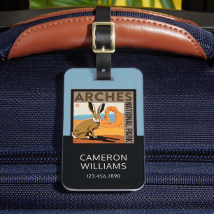 Étiquette À Bagage Parc national des Arches, Utah Jacklapin