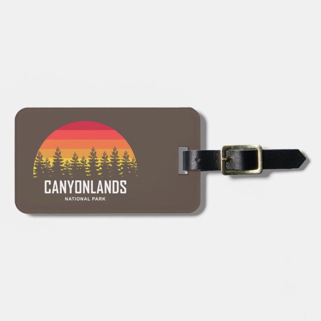 Étiquette À Bagage Parc national des Canyonlands (Devant horizontal)