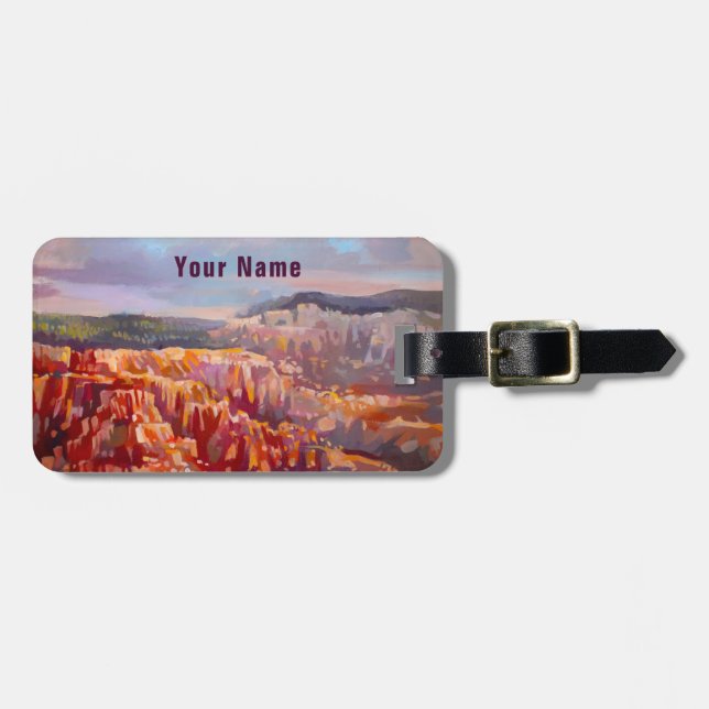 Étiquette À Bagage Parc national du Bryce Canyon Utah (Devant horizontal)