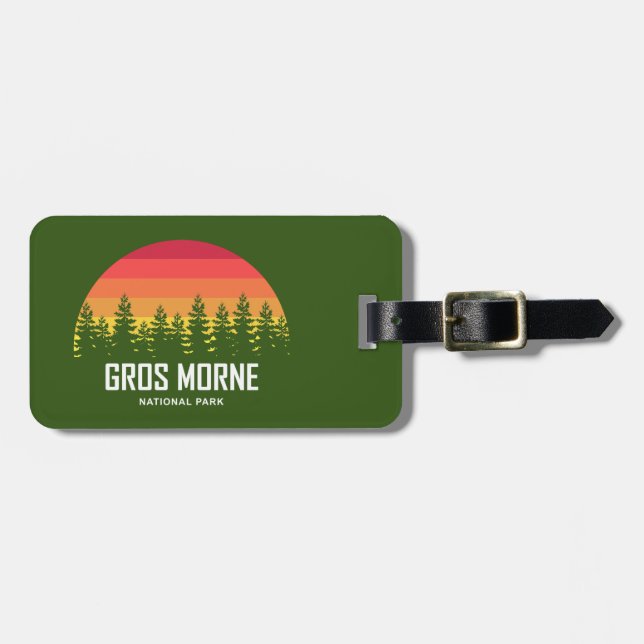 Étiquette À Bagage Parc national du Gros Morne (Devant horizontal)