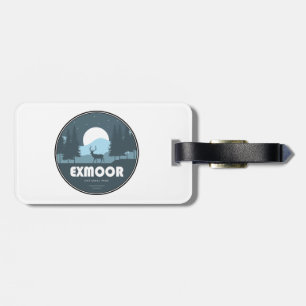 Étiquette À Bagage Parc national Exmoor Deer