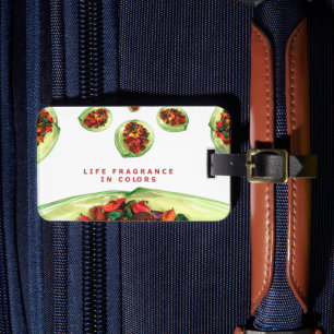 Étiquette À Bagage Parfum de vie en potpourri couleur