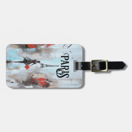 Étiquette À Bagage Paris, Femme liée en noir