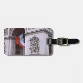 Étiquette À Bagage Paris France