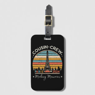 Étiquette À Bagage Paris France Créer des souvenirs 2024
