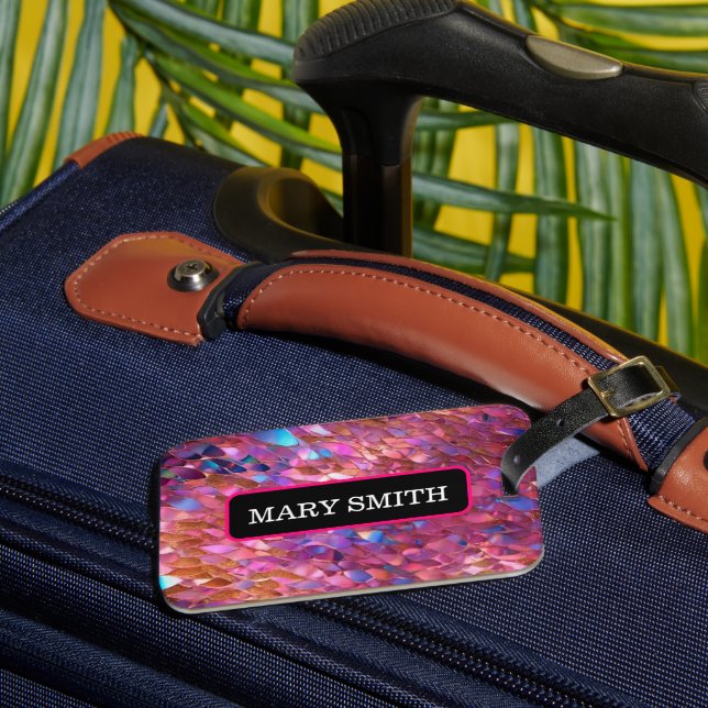 Étiquette À Bagage Parties scintillant Populaire Opal Holographic Col (Insitu Rectoal 3)