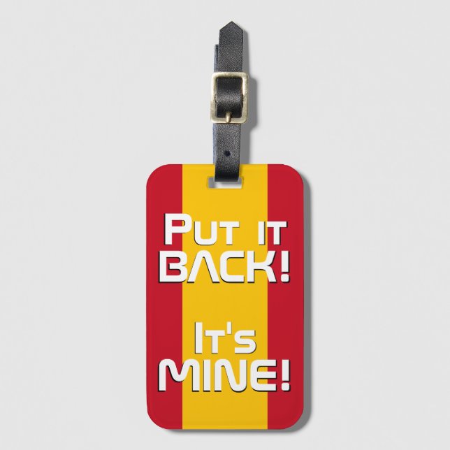 Étiquette À Bagage Patriotic (Devant Vertical)