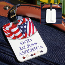 Patriotic Bund'Amérique Dieu bénisse Modèle de l'A