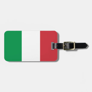 Étiquette À Bagage Patriotique italien de drapeau de l'Italie