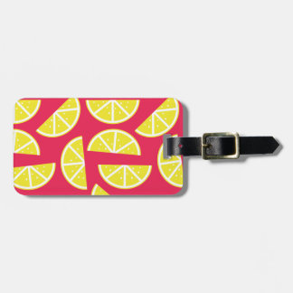 Étiquette À Bagage pattern of lemon