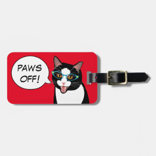 Étiquette À Bagage PATTES ! Voyage impertinent BlissAndKittens de
