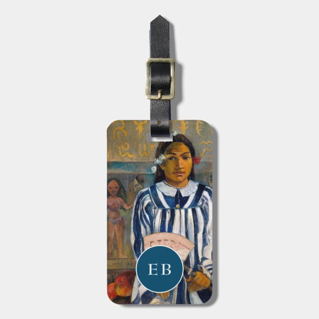 Étiquette À Bagage Paul Gauguin - Les ancêtres de Tehamana (Devant Vertical)