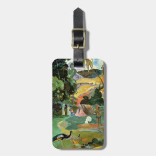 Étiquette À Bagage Paul Gauguin   Matamoe ou, paysage avec des paons