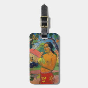 Étiquette À Bagage Paul Gauguin - Une femme tenant un fruit
