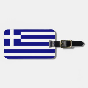 Étiquette À Bagage pavillon de la Grèce