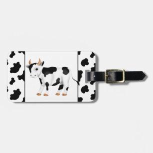 Étiquette À Bagage Pays vache ajouter des mots étiquette de bagage